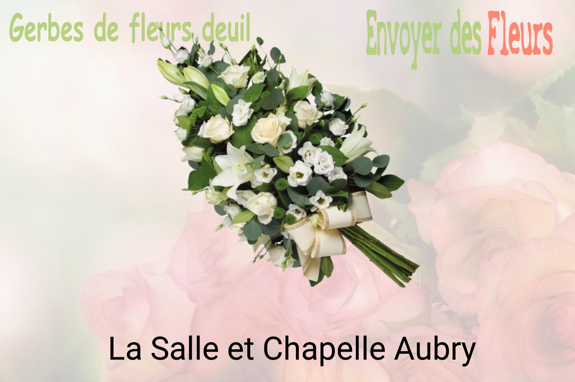 Gerbe de fleurs de deuil livrée à La Salle-et-Chapelle-Aubry